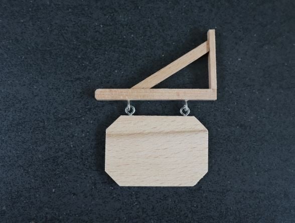Houten uithangborden voor winkel, cafe of je woonhuis., Ophalen of Verzenden, Nieuw, Gebruiksvoorwerp