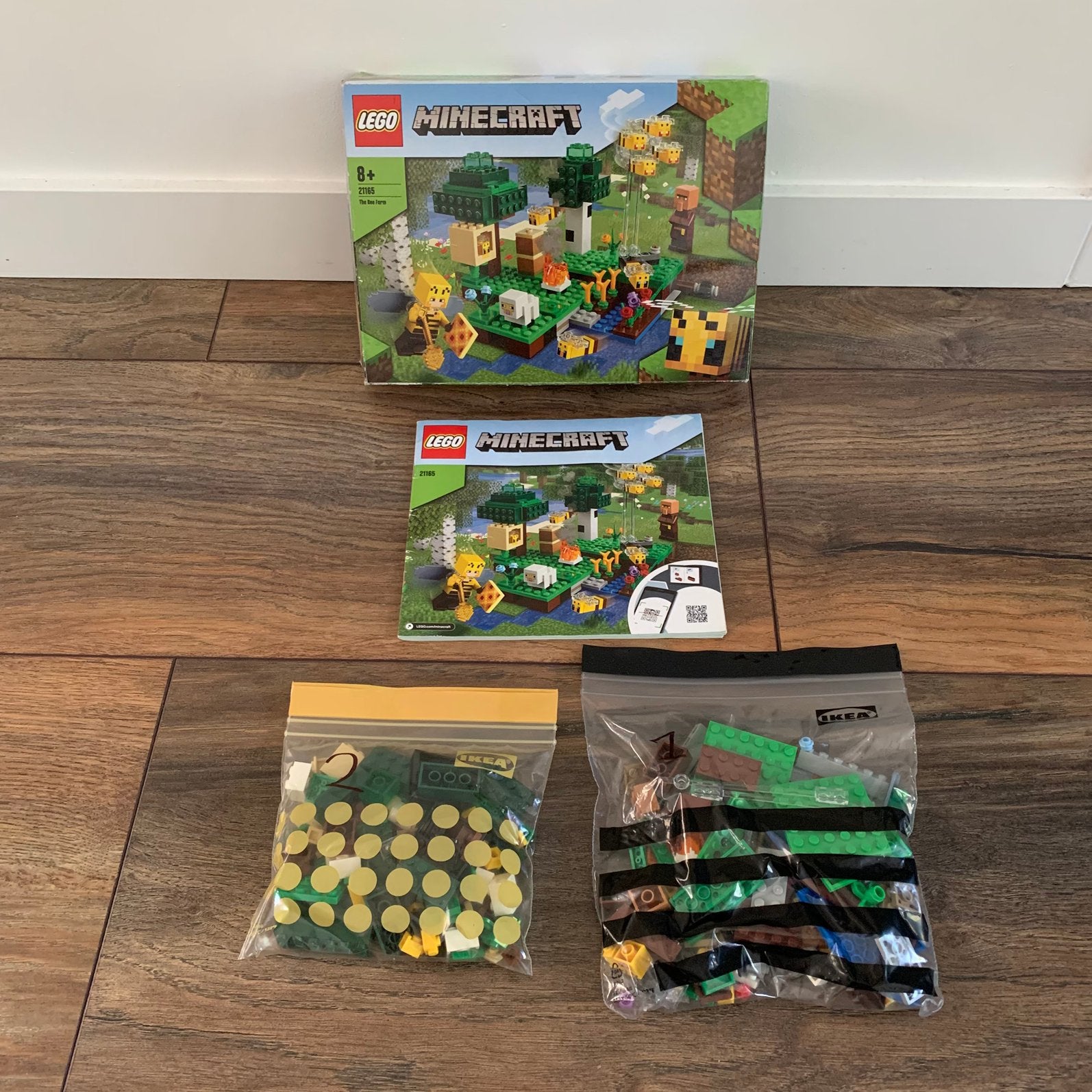 Lego minecraft 21165 compleet, Gebruikt, Verzenden, Minecraft, Lego