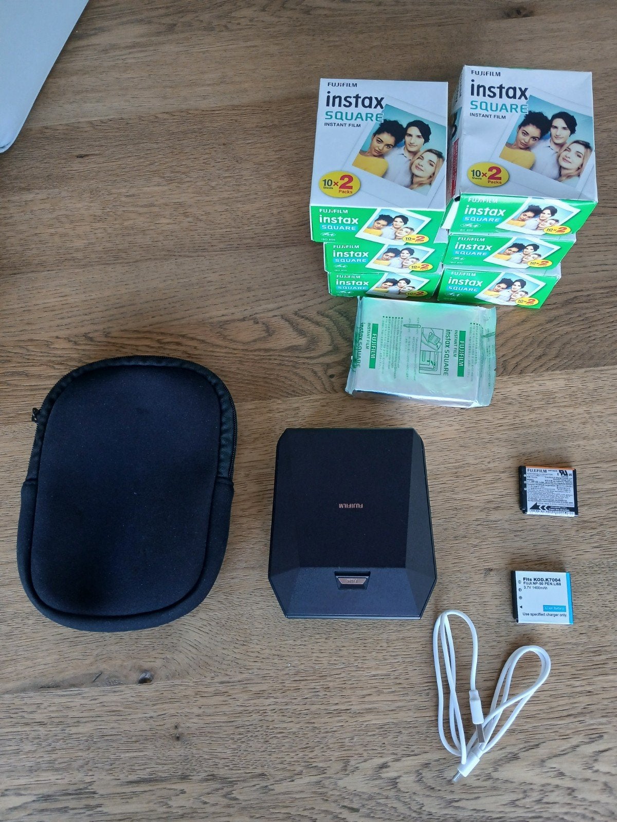 Fuji Instax share sp3 met 120 vel papier en toebehoren., Computers en Software, Pocketprinters, Ophalen of Verzenden, Gebruikt