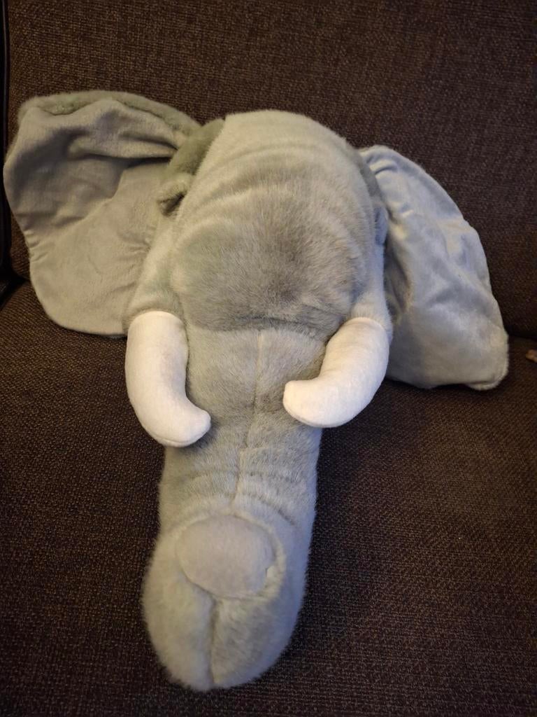 Olifant hoofd grijs gespaard met Taksi drank punten, Ophalen of Verzenden, Zo goed als nieuw
