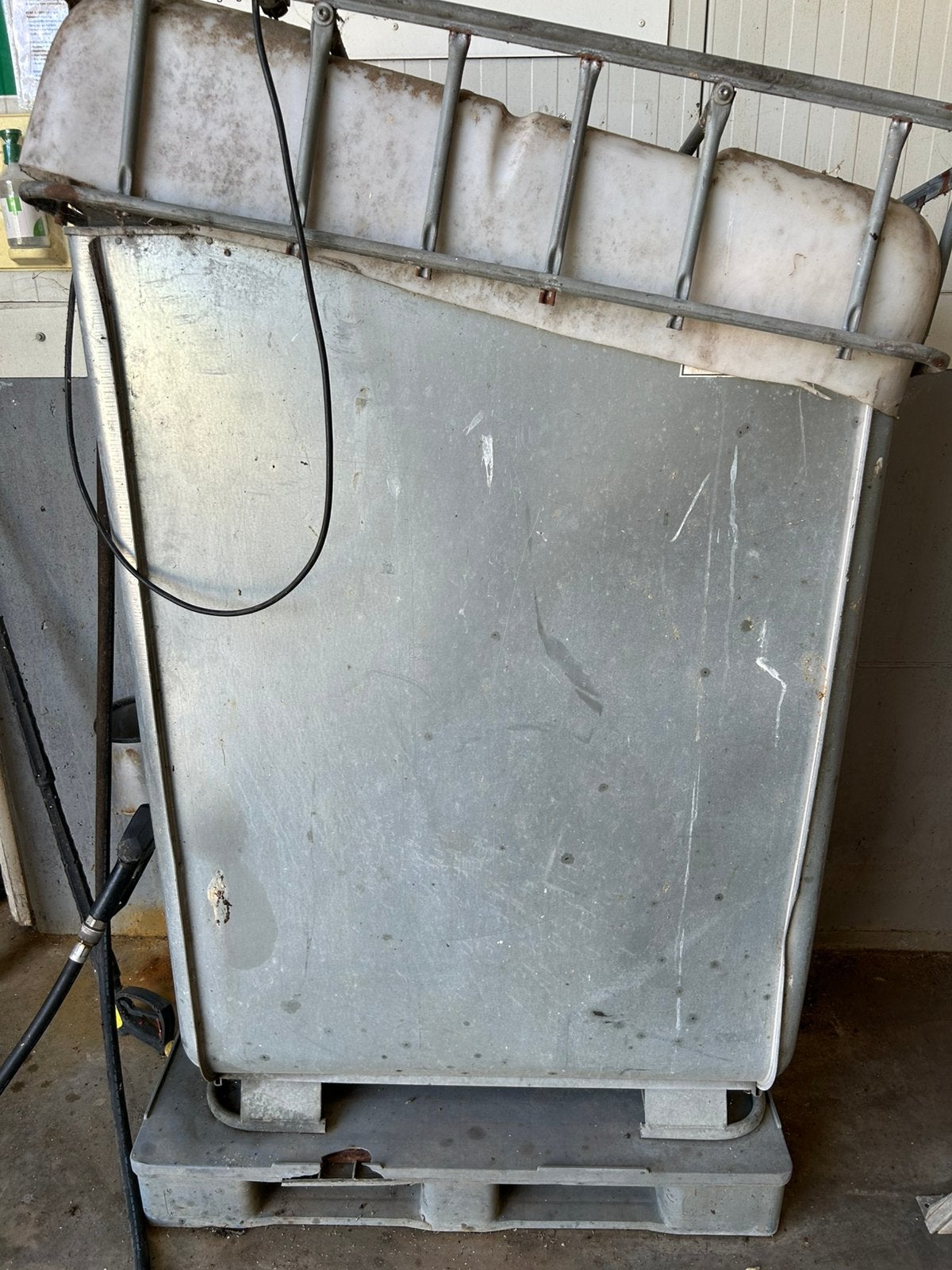 Dieseltank 1000 liter, Ophalen