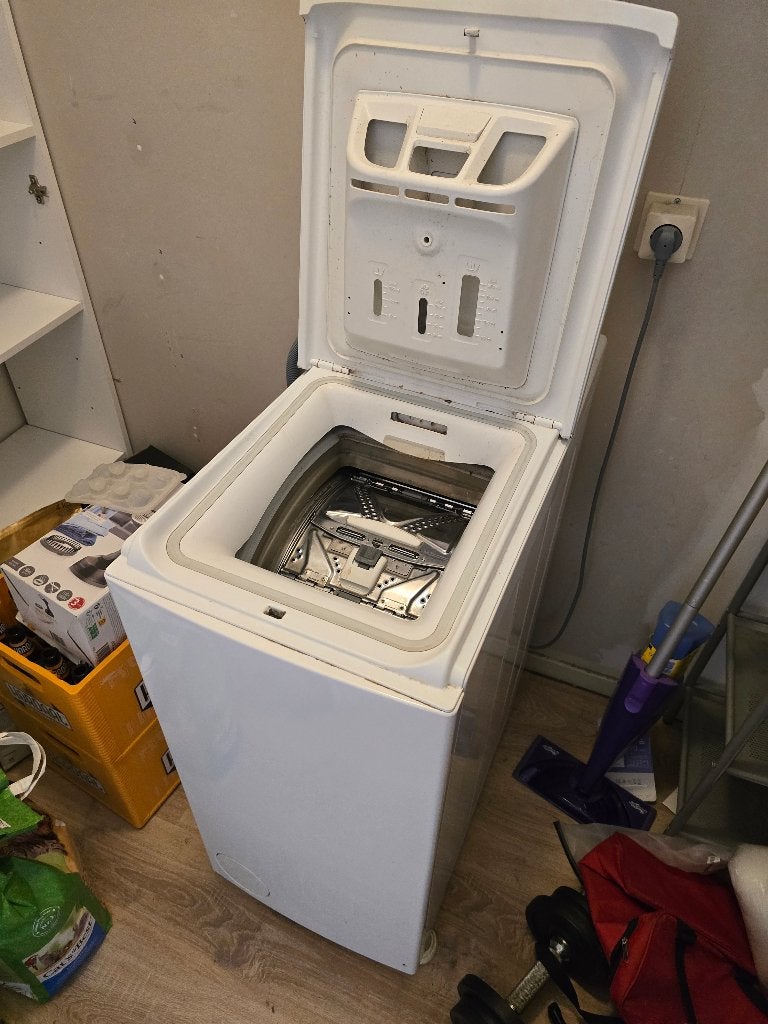 Bovenlader wasmachine Bosch, Ophalen, 1200 tot 1600 toeren, Gebruikt, 4 tot 6 kg