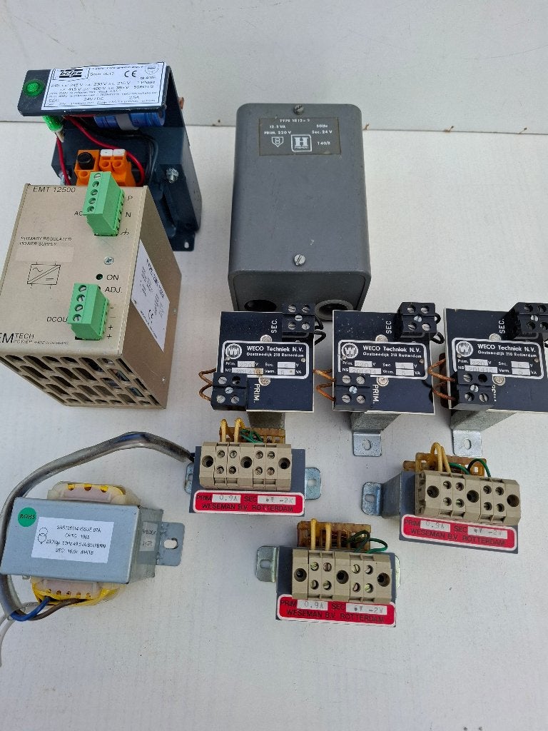 Elektronica 10 Transformatoren zie details/ lijst, Ophalen of Verzenden, Gebruikt