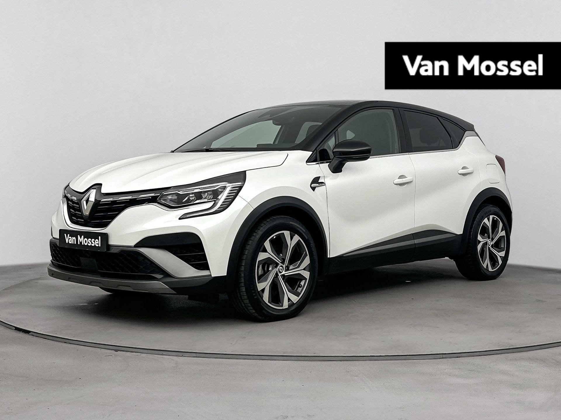 Renault Captur 1.6 E-Tech Plug-In Hybrid R.S. Line 160PK | A, Auto's, Gebruikt, 4 cilinders, Leder en Stof, Wit