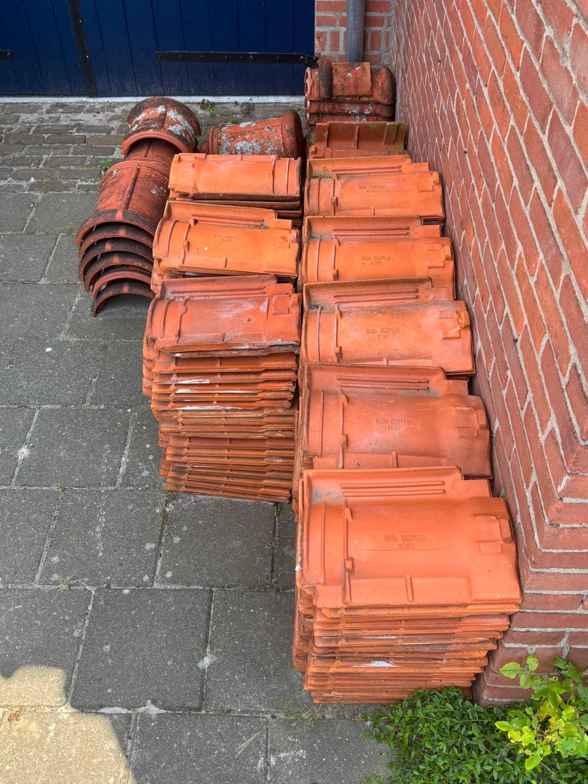 Gebruikte dakpannen en nokvorsten - Oranje/Rood, Ophalen, Gebruikt, Steen of Klei, 15 m² of meer