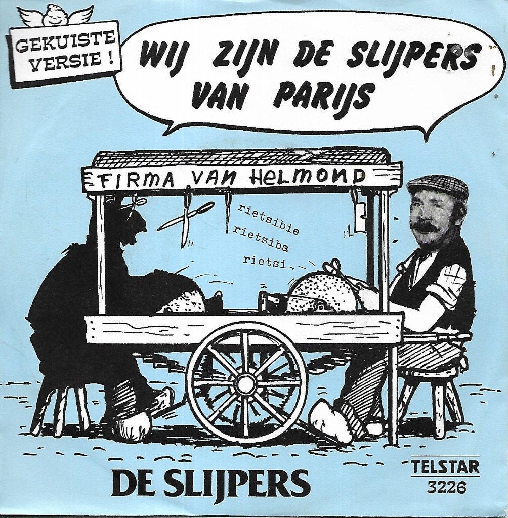 De Slijpers - Wij Zijn De Slijpers Van Parijs(Telstar), Cd's en Dvd's, Vinyl Singles, Fotohoes, Ophalen of Verzenden, Gebruikt