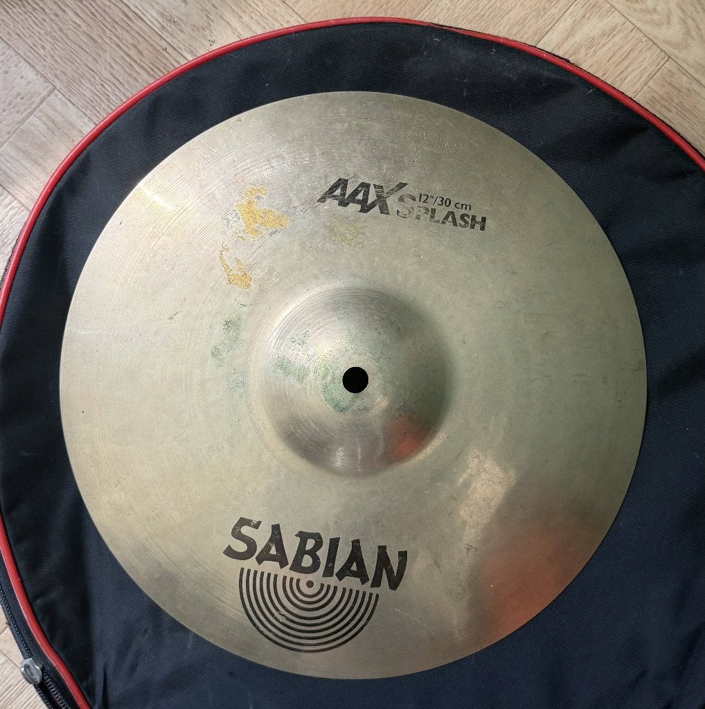 Bekken AAX splash 12''/30 cm - Sabian, Ophalen, Gebruikt, Overige merken