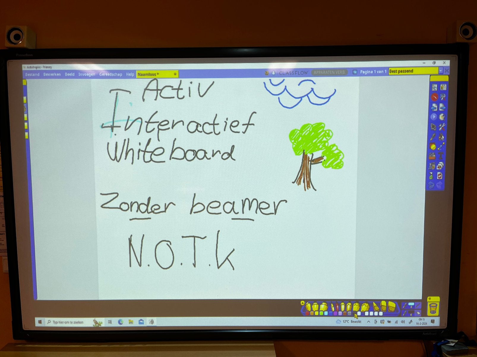 2x promethean active whiteboard - Gratis ophalen, Diversen, Schoolborden, Zo goed als nieuw, Whiteboard, Ophalen