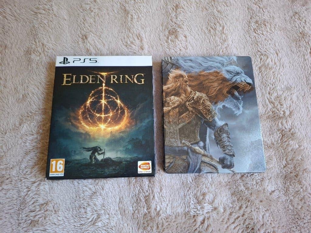 Elden Ring PS5 + Steelbook & Asseccoires, Ophalen of Verzenden, Zo goed als nieuw