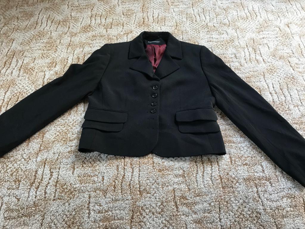 Dames jasje/blazer zwart maat 40.40 cm schouder tot schouder, Ophalen of Verzenden, Gedragen, Maat 38/40 (M), Zwart