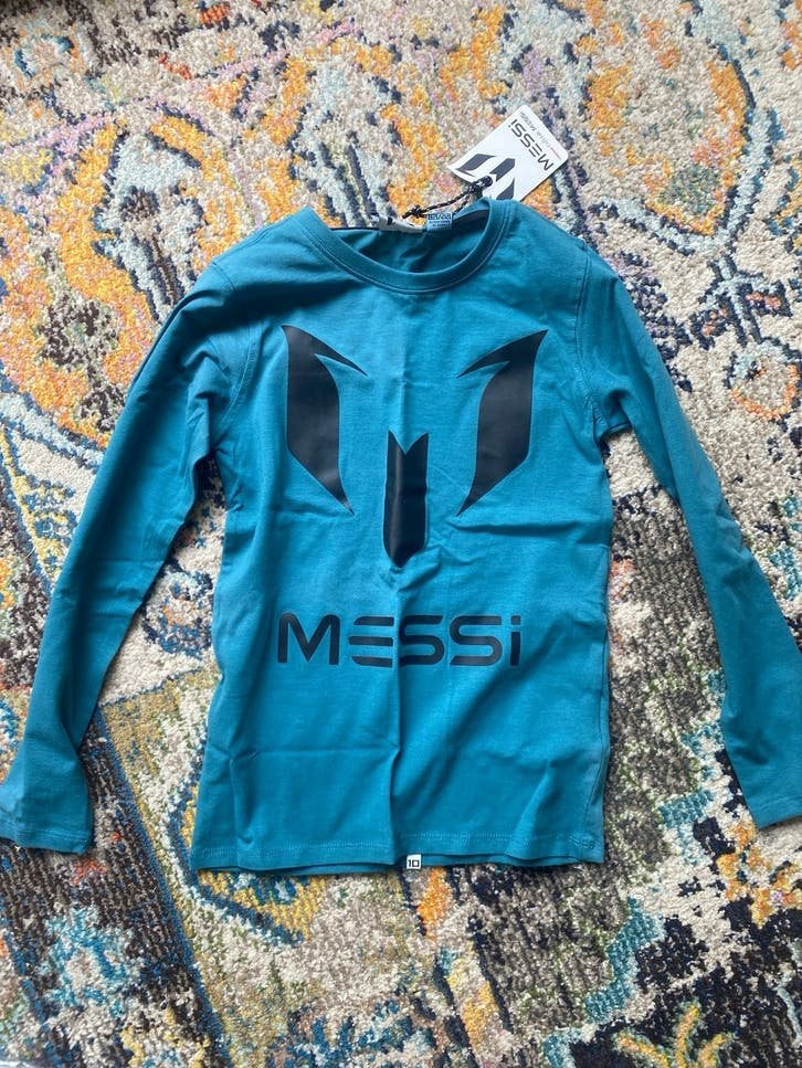 Vingino x Messi longsleeve maat 128, Ophalen of Verzenden, Nieuw, Jongen