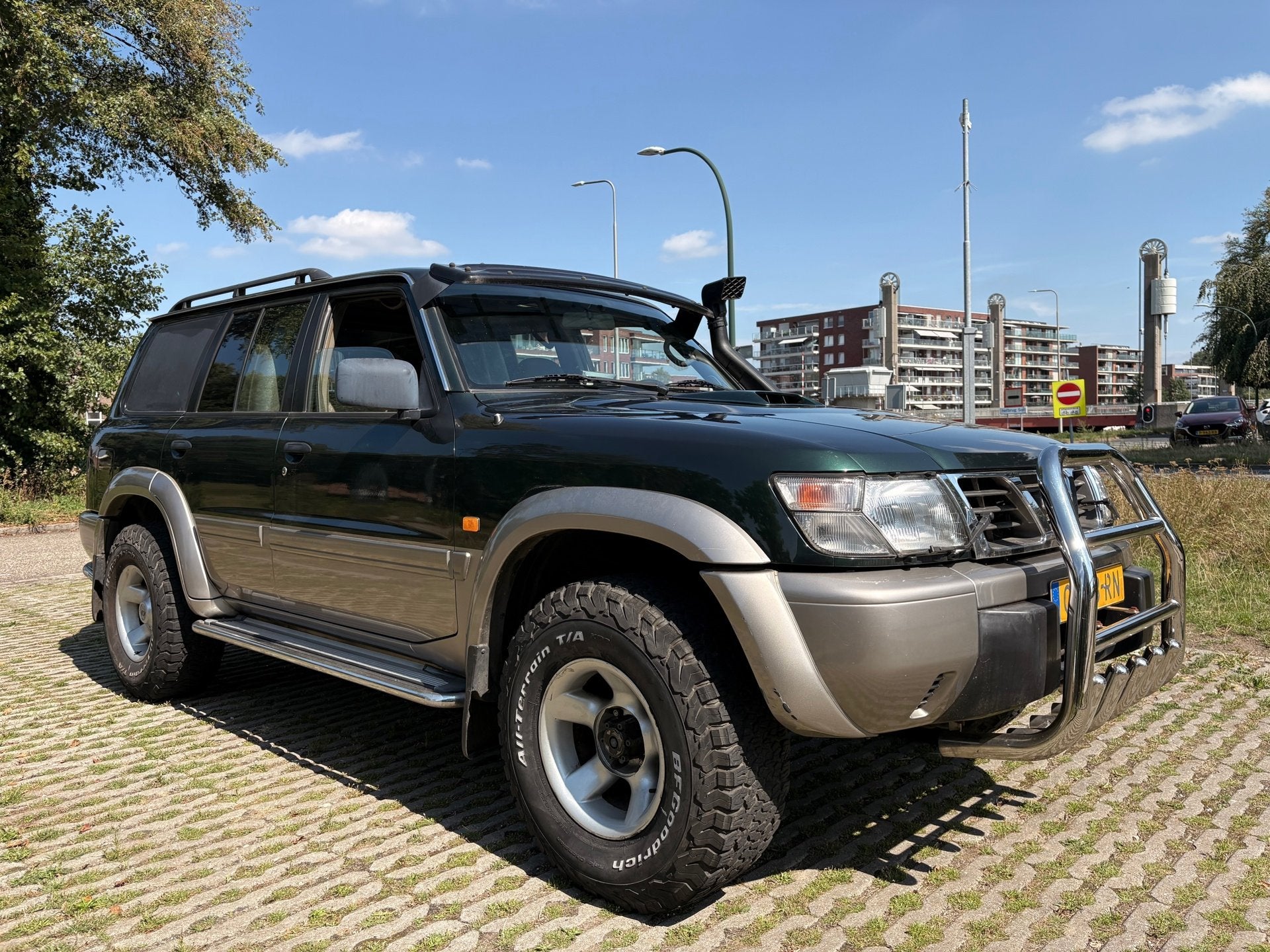 Nissan Patrol GR 2.8 TDi basis B-stijl - 4x4 - airco - schui, Auto's, Euro 2, Stof, 129 pk, Elektrische ramen