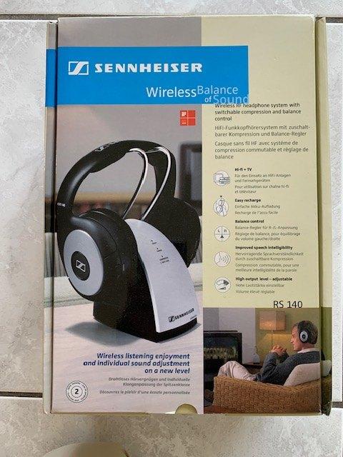 Sennheiser koptelefoon RS 140 draadloos, Audio, Tv en Foto, Koptelefoons, Ophalen of Verzenden, Gebruikt, Sennheiser, Draadloos