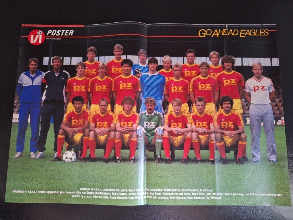 Verzameling posters Go Ahead Eagles (7x), Ophalen of Verzenden, Zo goed als nieuw, Overige binnenlandse clubs, Poster, Plaatje of Sticker