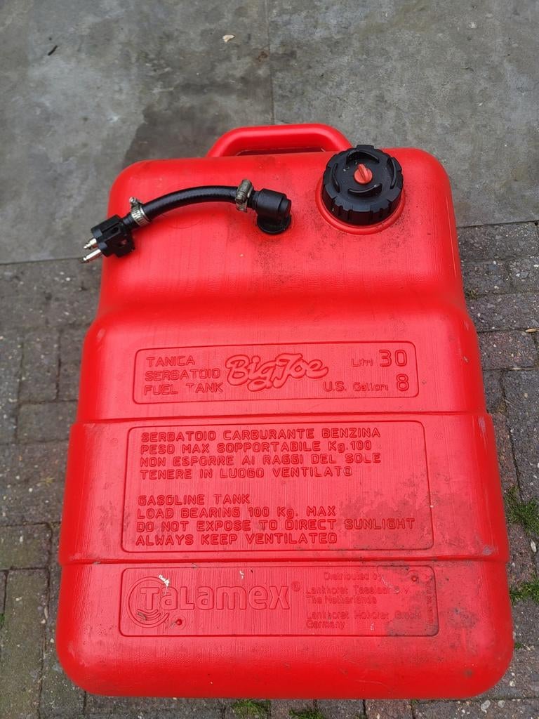 Big joe 30 liter buitenboordmotor tank, Watersport en Boten, Ophalen, Motor en Techniek, Motorboot