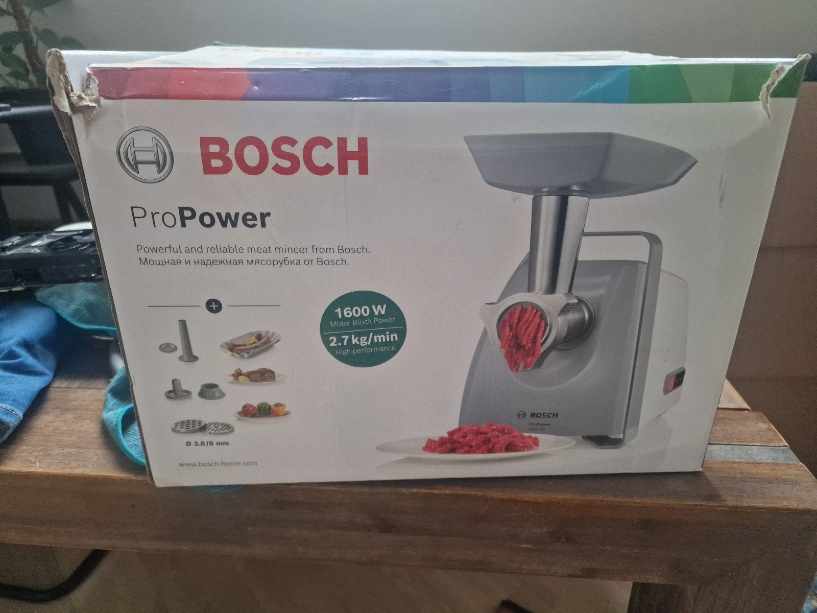 Bosch ProPower Vleesmolen MFW45020 - Zo goed als nieuw, Ophalen of Verzenden
