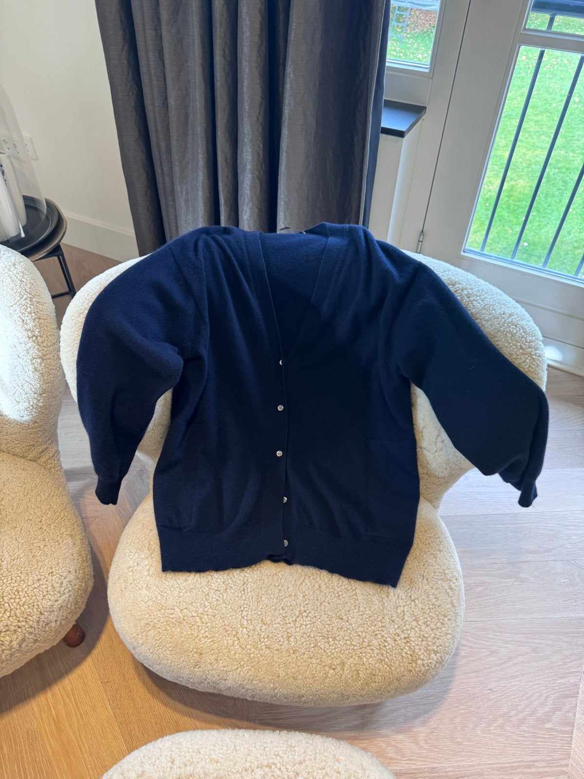 Sofie D'Hoore 100% Kasjmier Vest - Maat M, Verzenden, Zo goed als nieuw, Maat 38/40 (M), Blauw