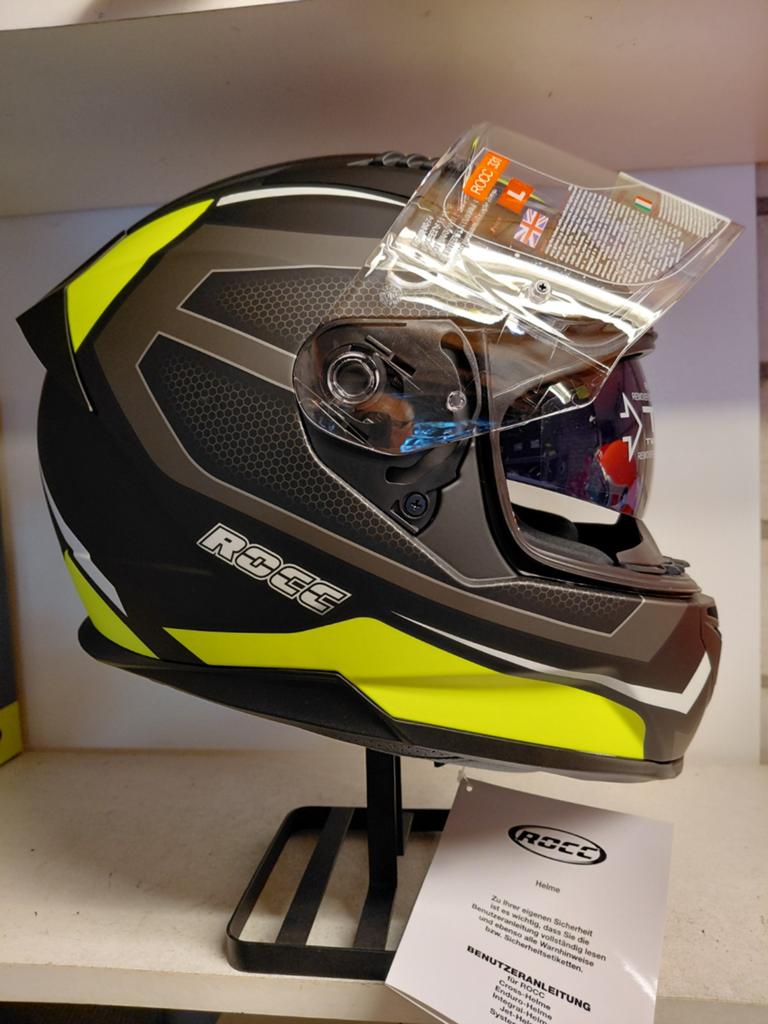 Nieuwe ROCC helm met zonnevizier maat L, Motoren, Nieuw met kaartje, Dames, Ophalen of Verzenden, Integraalhelm