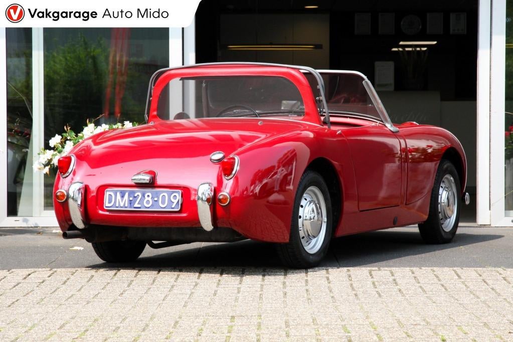 Austin HEALY SPRITE Sprite MK1 -gerestaureerd- Incl. taxatie, Auto's, Overige carrosserieën, Handgeschakeld, 2 stoelen, Rood