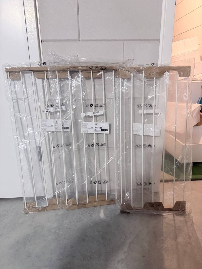 IKEA BOAXEL kledingroede 80 cm wit, 3 stuks nieuw, Ophalen, Nieuw