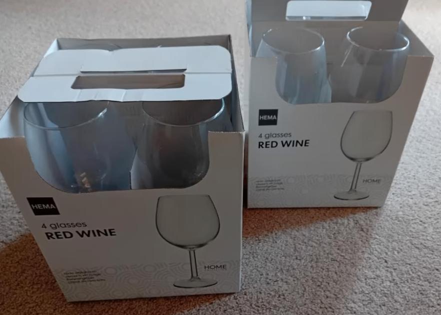 Home collection rode wijnglazen, Verzamelen, Glas en Borrelglaasjes, Ophalen of Verzenden, Nieuw, Overige typen