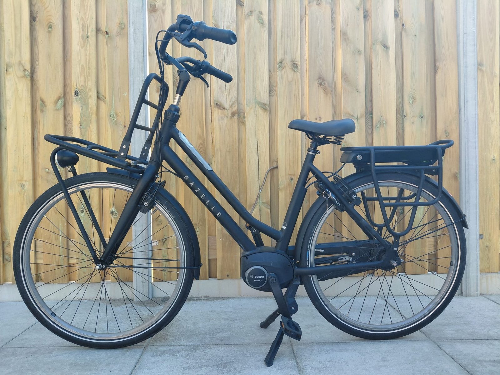 Gazelle Heavy Duty C7 Damesfiets 54cm Zwart 400Wh, Fietsen en Brommers, Elektrische fietsen, Ophalen, Gebruikt, 51 tot 55 cm, Gazelle