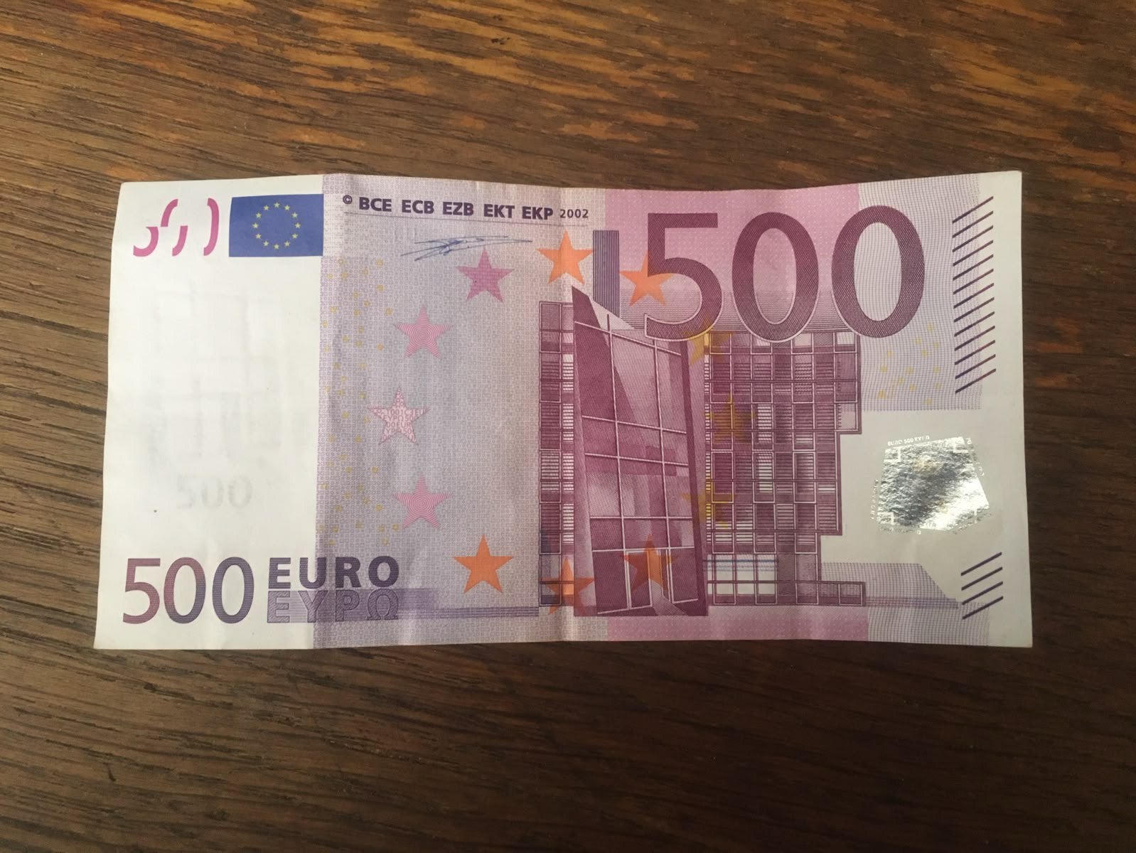 500 euro biljet, Postzegels en Munten, Bankbiljetten | Nederland, Ophalen, Euro's, Los biljet