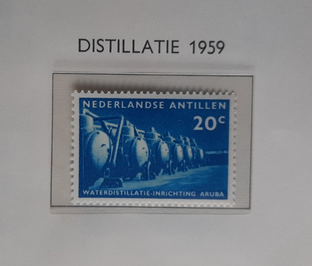 1959 Nederlandse Antillen Waterdistillatie op Aruba Nvph 303, Ophalen