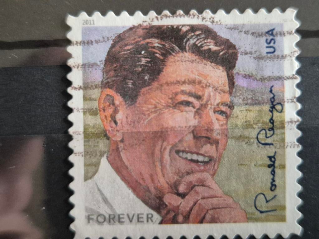 Ronald Reagan Forever Postzegel USA 2011, Ophalen of Verzenden
