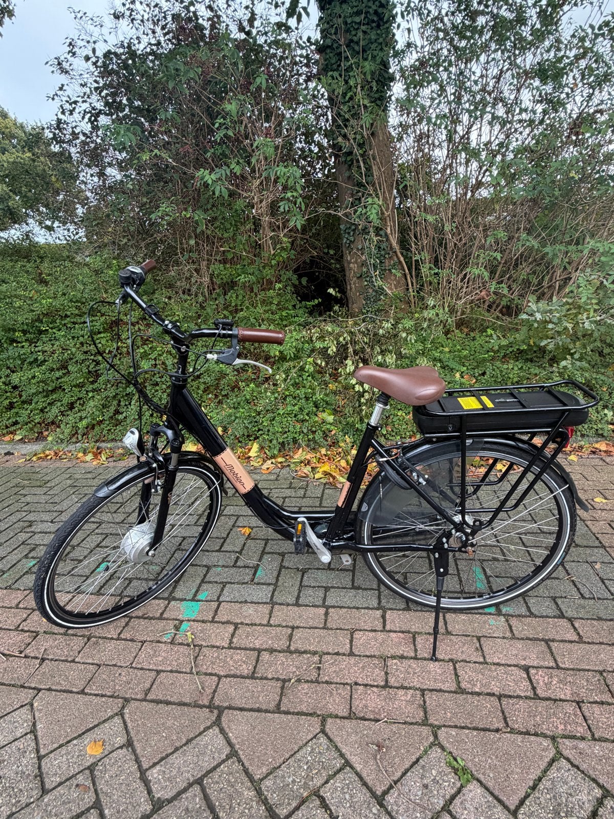 Mooie elektrische fiets - Werkt goed, Ophalen, Gebruikt, 30 tot 50 km per accu, Overige merken
