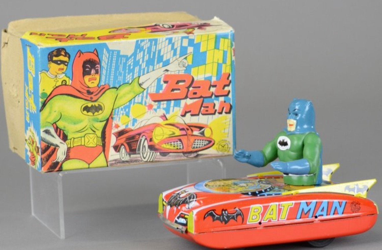 GEZOCHT: Blikken speelgoed van Batman., Ophalen of Verzenden