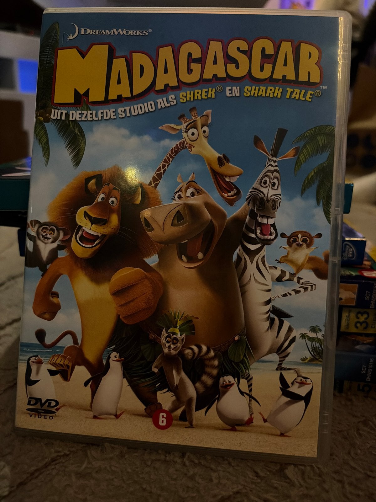 Madagascar DVD - DreamWorks Animatie Film, Gebruikt, Animatie, Nederlands, Alle leeftijden