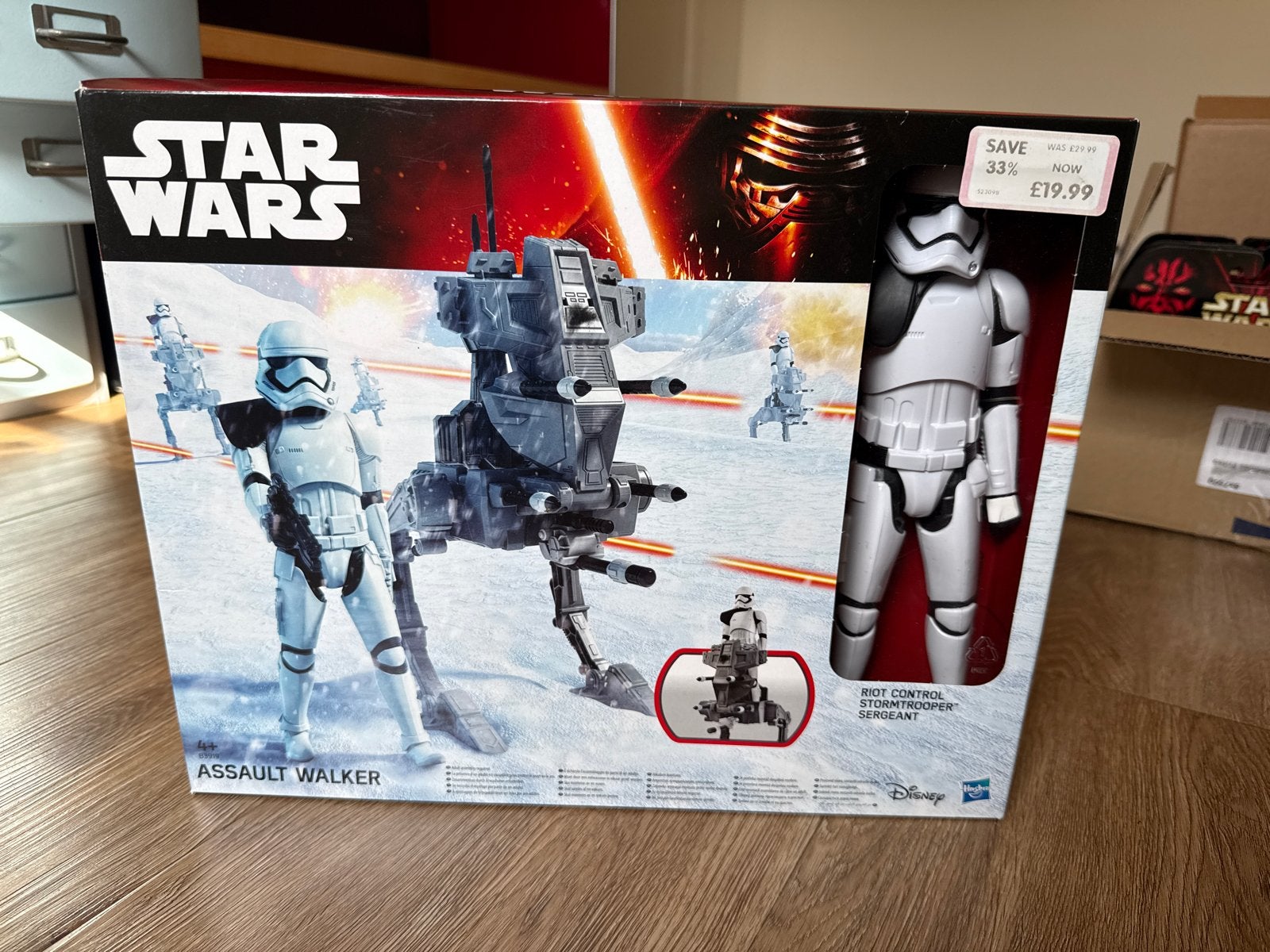 Star Wars Assault Walker & Riot Control Stormtrooper Hasbro, Ophalen of Verzenden, Nieuw