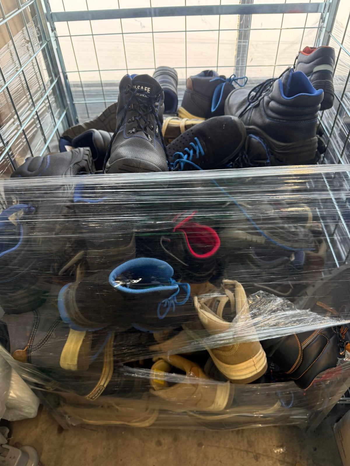 Gebruikte werkschoenen stale neus, Ophalen of Verzenden, Gebruikt