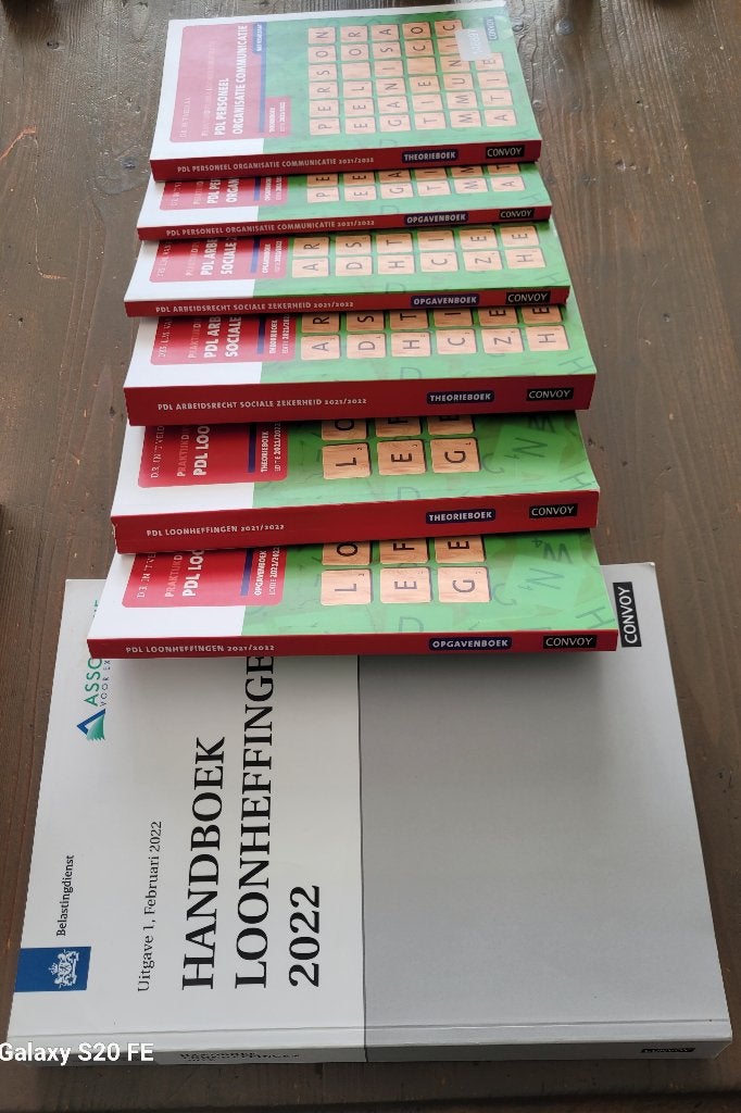 Complete PDL studieboeken – Convoy editie 2021/2022, Boeken, Diverse auteurs, Ophalen of Verzenden, Zo goed als nieuw, MBO