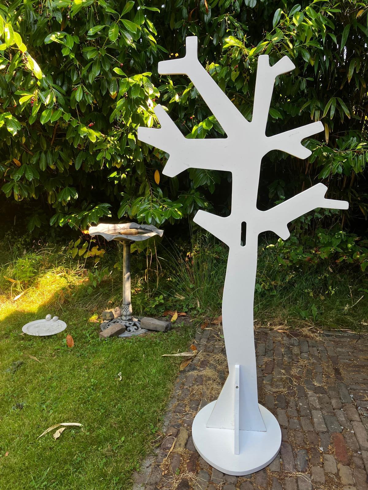 Witte boom kapstok, Ophalen, Gebruikt, Staande kapstok, 150 tot 200 cm