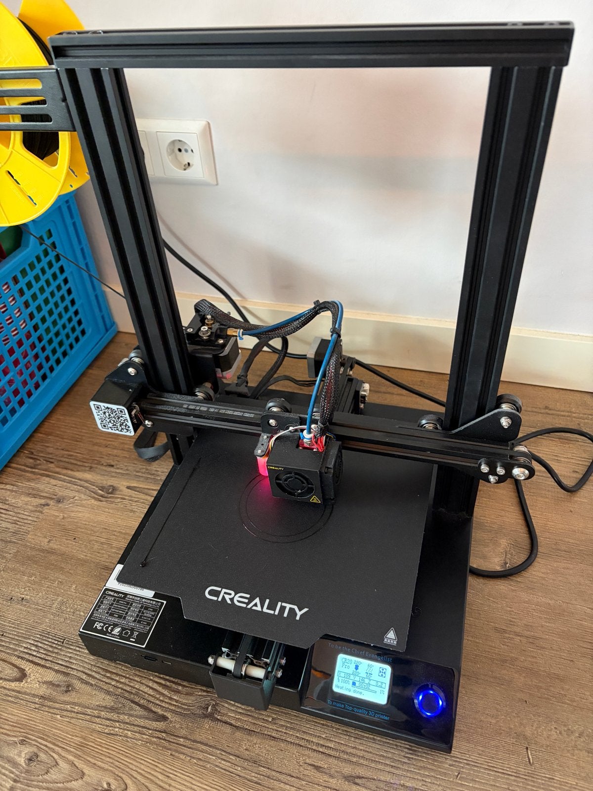 Creality CR20 Pro 3D-printer met auto bed leveling + 3kg PLA, Ophalen, Gebruikt, Filament
