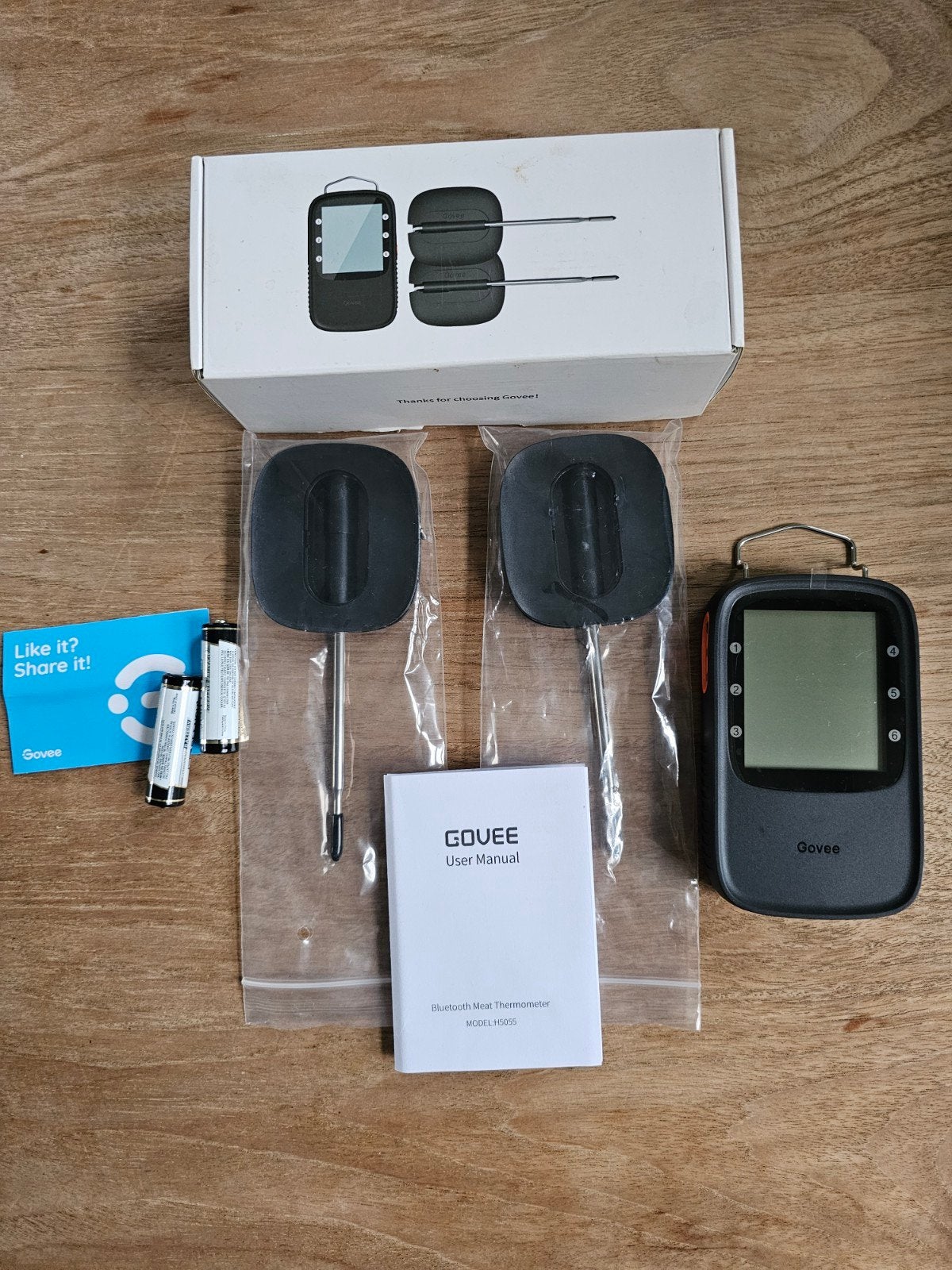 Govee Bluetooth Vlees/BBQ Thermometer (Model H5055)., Ophalen of Verzenden, Nieuw, Govee