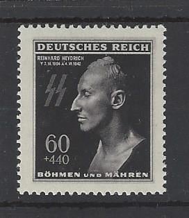 Historie Duitse Rijk pzl. moord op  Reinhard Heydrich, Verzamelen, Verzenden, Overige soorten, Duitsland, Overige typen