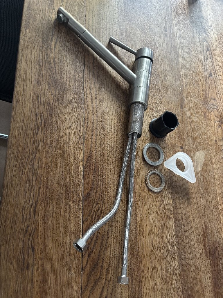 Schütte Keukenkraan, Ophalen, Gebruikt, Chroom, Kraan