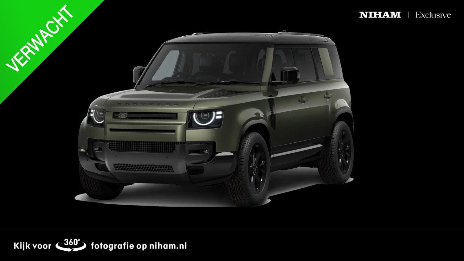Land Rover Defender 110 2.0 P300e 110 X-Dynamic SE WOOLSTONE, Auto's, Automaat, 12 maanden, Gebruikt, Euro 6