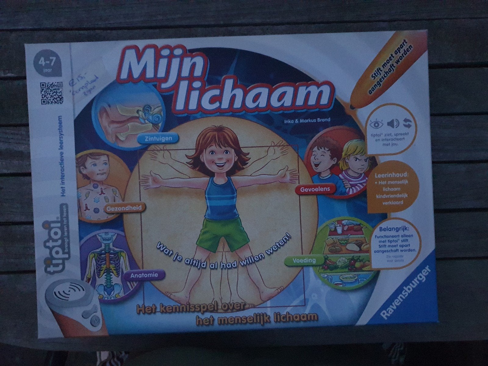 Tiptoi Mijn Lichaam kennisspel Ravensburger, Kinderen en Baby's, Speelgoed | Educatief en Creatief, Zo goed als nieuw, Ophalen of Verzenden