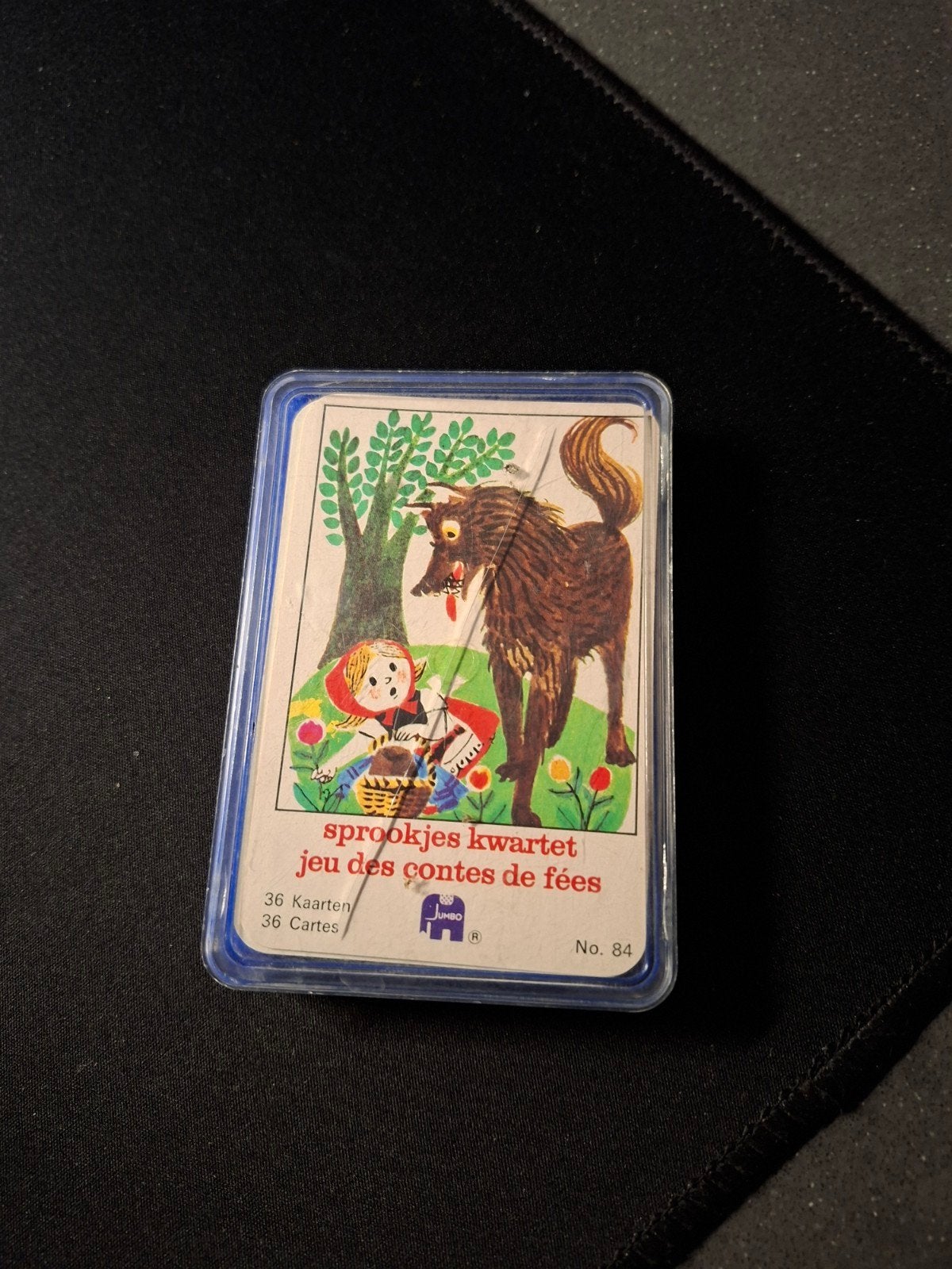 Sprookjeskwartet - Vintage Kaartspel (Jumbo), Drie of vier spelers, Ophalen of Verzenden, Gebruikt, Jumbo