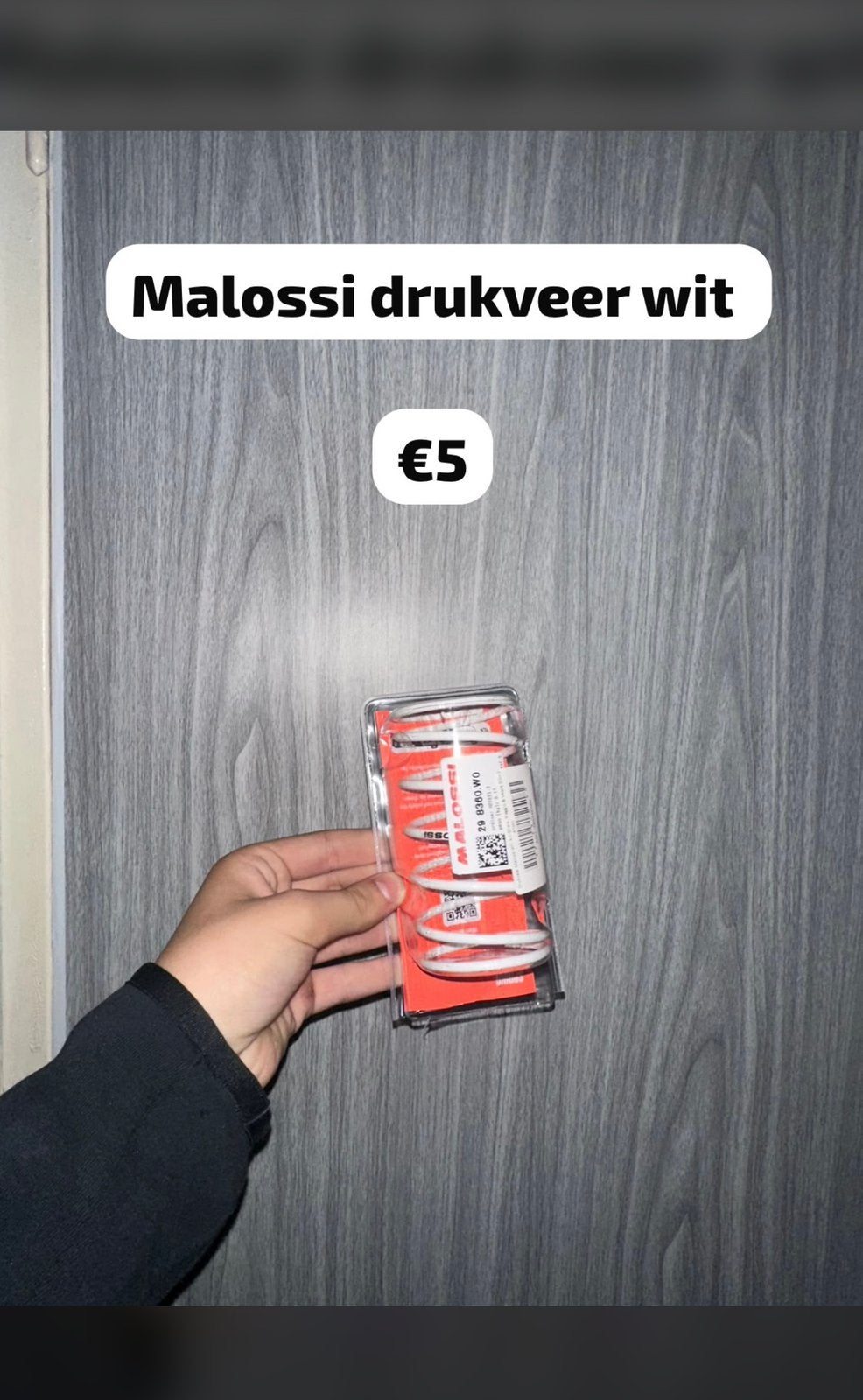 Malossi witte drukveer Nieuw in verpakking, Ophalen, Nieuw