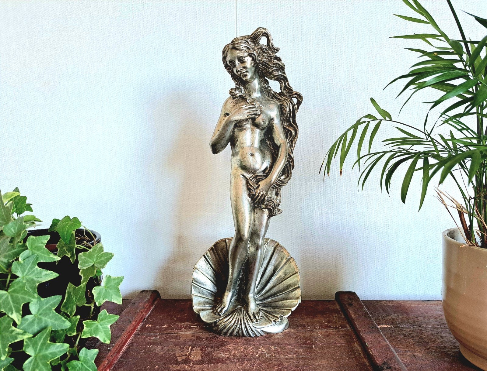 Groot Vintage Italiaans Venus Beeld – Z.C.F. – 40 cm, Antiek en Kunst, Zilver, Ophalen of Verzenden, Beeld, Composieten