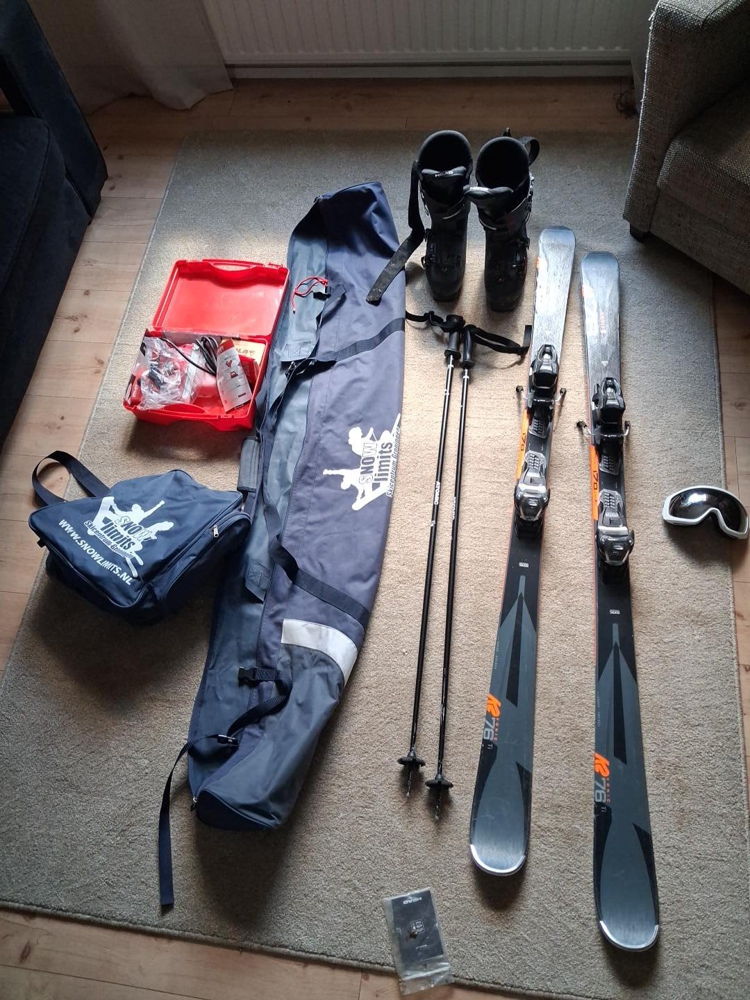 K2 Ski-uitrusting nieuw waarde €1100, Overige merken, 160 tot 180 cm, Gebruikt, Ophalen of Verzenden