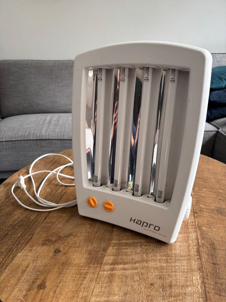 Hapro Summer Glow Gezichtsbruiner - Compact en Krachtig, Witgoed en Apparatuur, Zonnebanken en Gezichtsbruiners, Ophalen of Verzenden