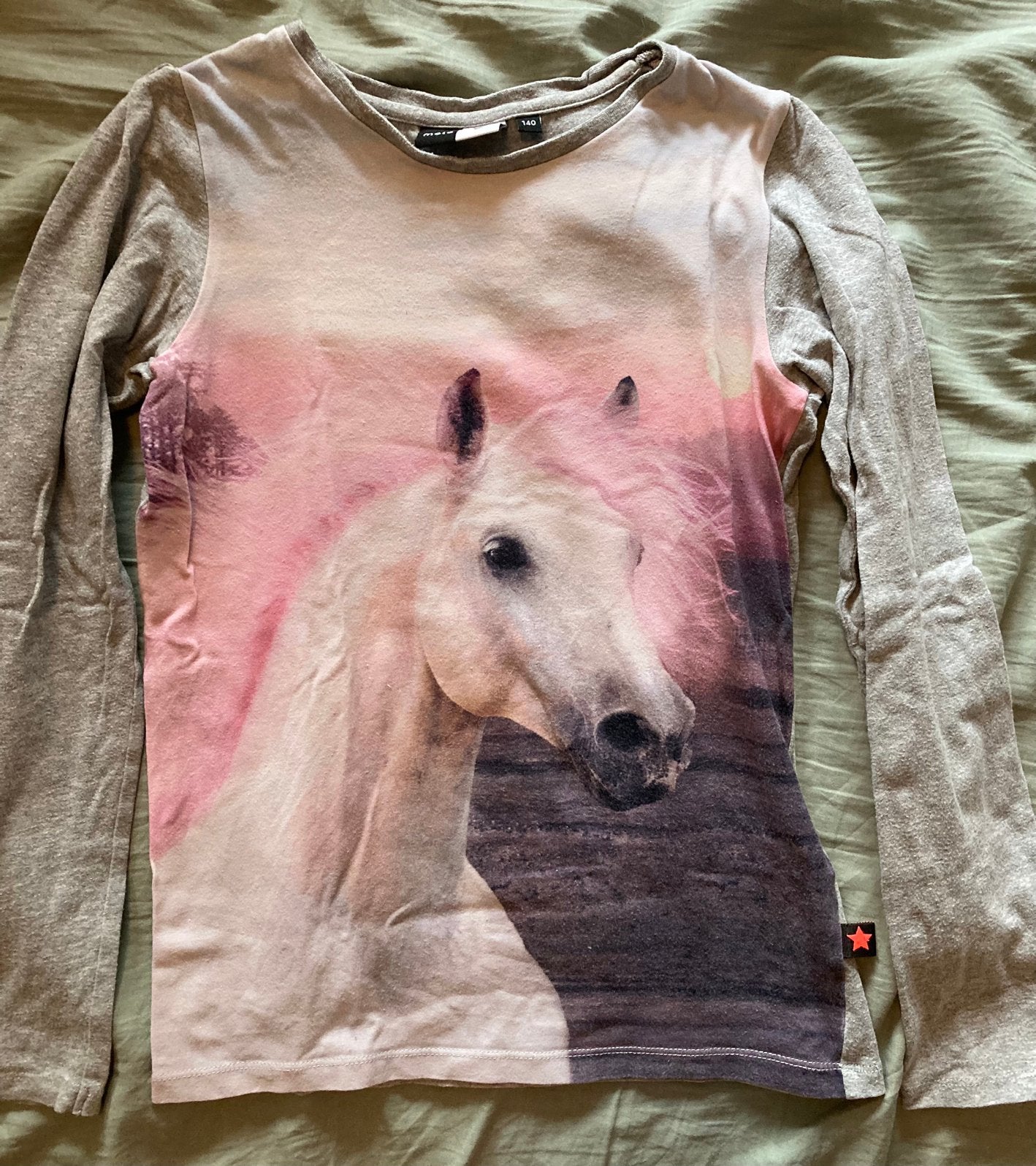 Longsleeve maat 140, Kinderen en Baby's, Kinderkleding | Maat 140, Ophalen of Verzenden, Zo goed als nieuw, Meisje, Shirt of Longsleeve