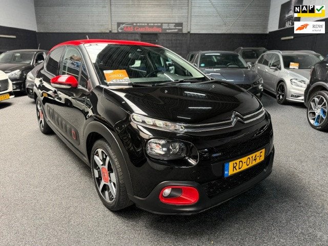 Citroen C3 1.2 PureTech S&S Shine, Voorwielaandrijving, 450 kg, Euro 6, Zwart