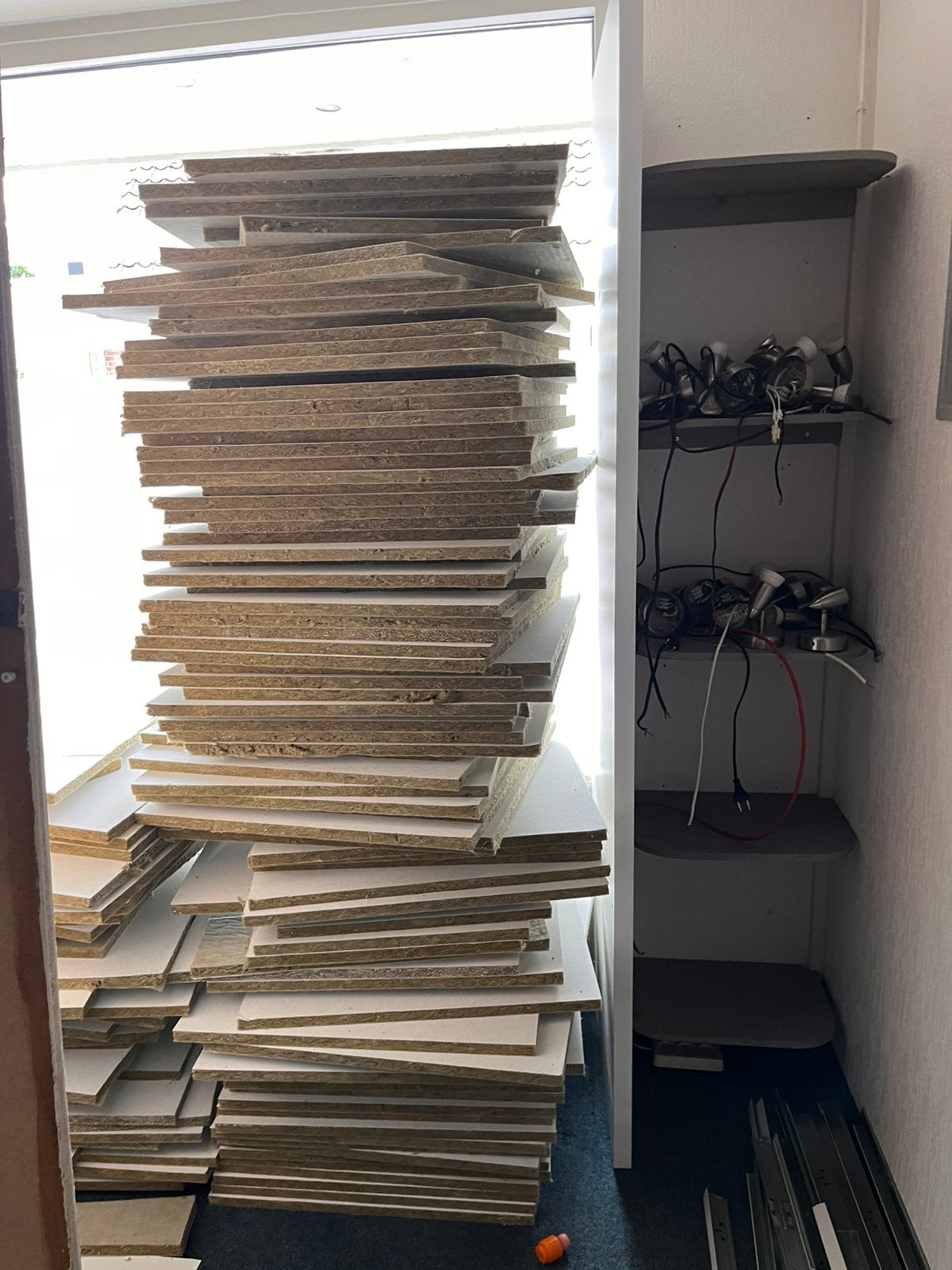 Systeem plafond platen, Ophalen, Gebruikt